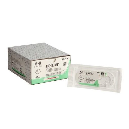 Ethilon hechtdraad 5-0 (FS-2) 661H - 36 stuks