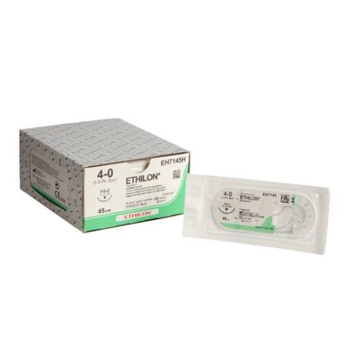 Ethilon hechtdraad 4-0 (FS-2) EH7145H - 36 stuks