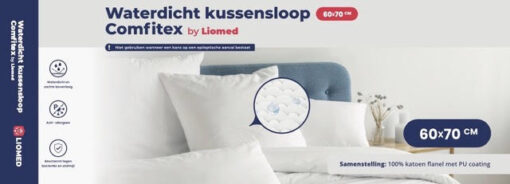 Waterdichte kussensloop Comfitex by Liomed (60cm x 70cm)