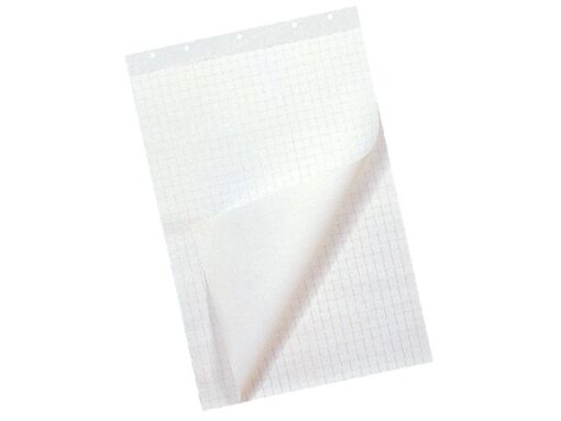 Flipoverpapier 65x98cm Blanco/ruit 80 Gram Fsc - 50 vellen