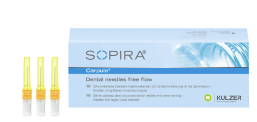 SOPIRA® Carpule Free Flow injectienaalden 27G  Ø0,4mm (rood) - 38mm - 100 stuks
