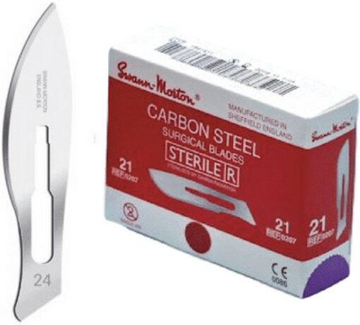 Swann Morton Sterile blades Ref 0211, No. 4 - 100 stuks
