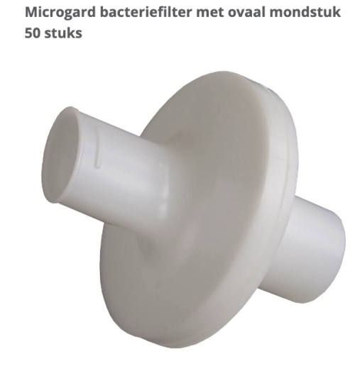 Bacteriefilters 50 stuks
