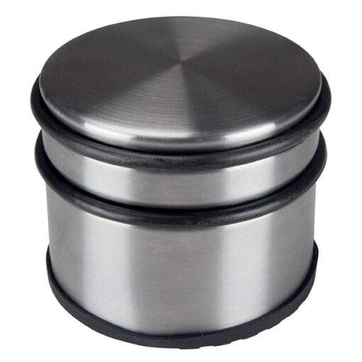 Deurstopper 1 kg chroom/zwart