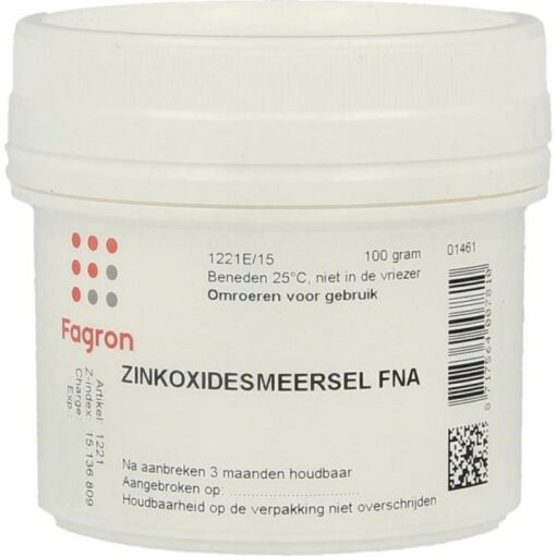 Zinkoxidesmeersel FNA (Zinkolie) - 100 gram