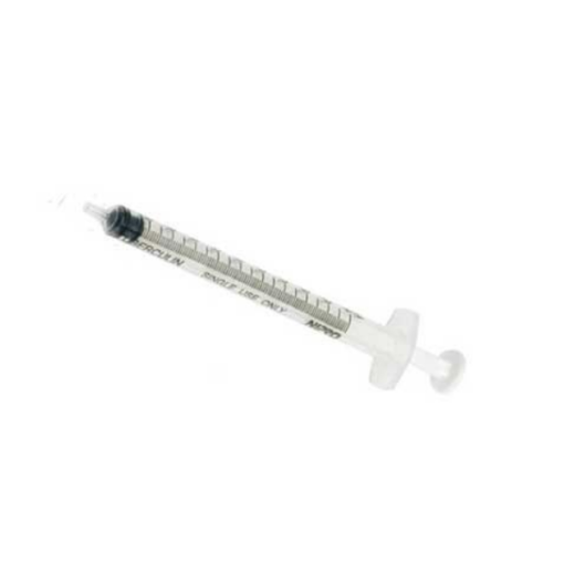 Nipro injectiespuit 1ml tuberculine 3-delig 100 stuks
