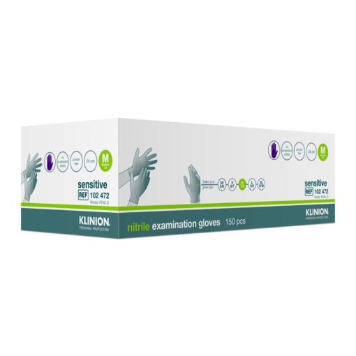 Klinion Soft Nitrile Indigo handschoenen poedervrij - M