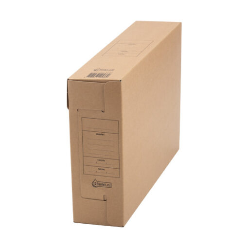 Archiefdoos A4 80 mm x 230 x 320 mm - 25 stuks - Afbeelding 2