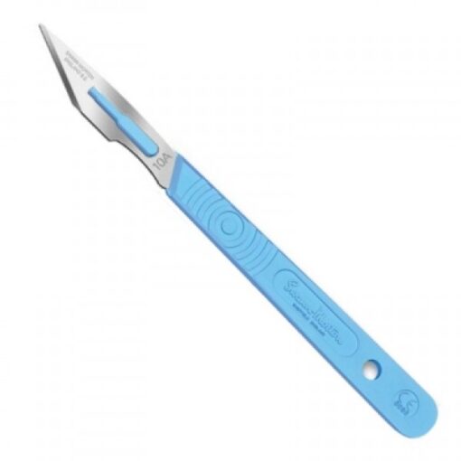 Swann Morton Sterile blades with handle, disposable Ref 0502, No.10A - 10 stuks