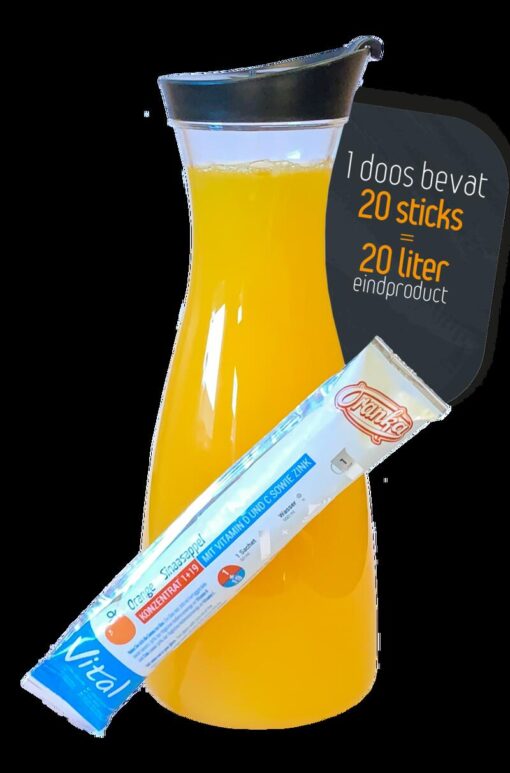 Oranka vruchtendrank sticks Sinaasappel - 20 sticks