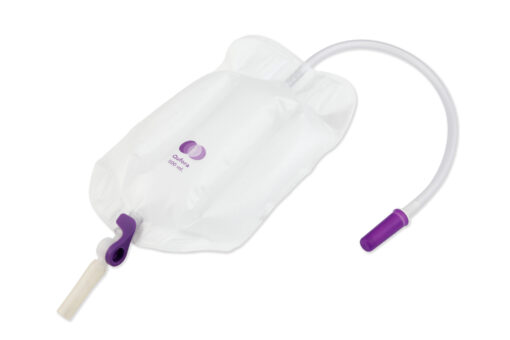 Qufora urine compartimenten beenzak 10 cm slang - 500 ml
