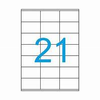 Etiket Avery Zweckform 3481 70x41mm wit - 2100 stuks