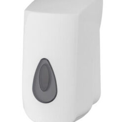Zeepdispenser 400 ml kunststof wit navulbaar