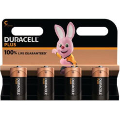 Duracell Plus 100% Life LR14 / C Alkaline Batterij - 4 stuks