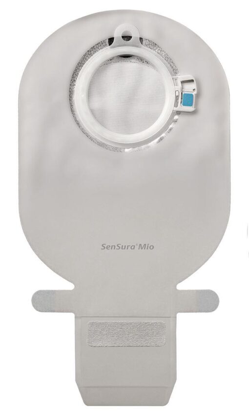 Coloplast Sensura Mio Click 2-delig Ileozak Ring Met Kijkvenster 50mm Midi Grijs 11242 - 30 stuks
