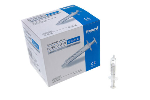 "Romed 2-delige spuiten, 5ml luer slip - 100 stuks