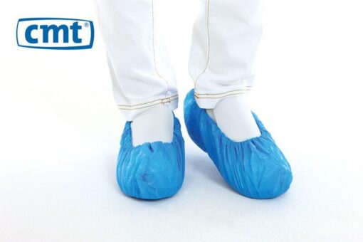 Cmt Schoenovertrek Cpe Geruwd Schoenmaat 36-42 40my Blauw 785 - 100 stuks
