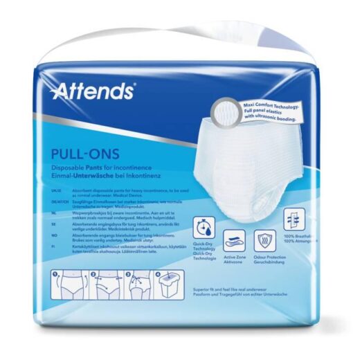 Attends Pull-Ons 8 Medium - 16 stuks per verpakking - Afbeelding 3