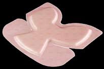 Allevyn gentle border schuimverband met kleefrand hiel steriel - 5 stuks