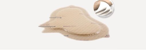 Mepilex border schuimverband met kleefrand 25x22cm sacrum steriel - 5 stuks