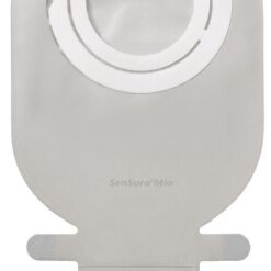 Sensura Mio flex stomazakje 2 delig open zakje met kijkvenster Neutraal grijs, cirkelfilter 500. 50 mm - Maxi