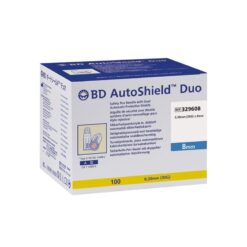 BD AutoShield Duo veiligheids pennaald 0,30x8mm (30G) 100 stuks