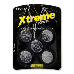 Xtreme Power CR2032 3V Lithium knoopcel batterij - 5 stuks