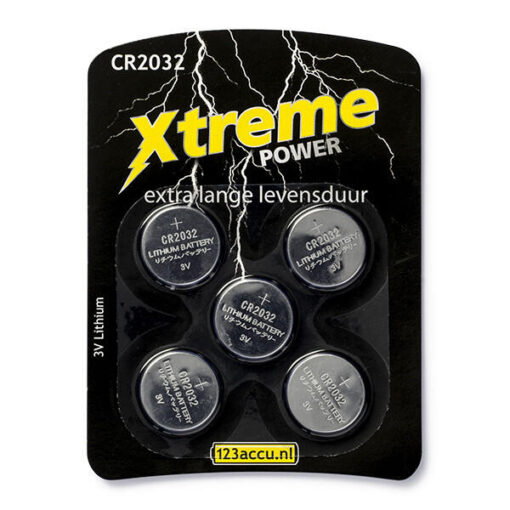 Xtreme Power CR2032 3V Lithium knoopcel batterij - 5 stuks