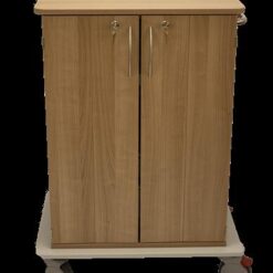 Huiselijke medicijnwagen Arabica Walnut met opiatenkluis en Cijferslot