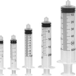 Mediware injectiespuit 50 / 60ml 3-delig luer-lock - 50 stuks