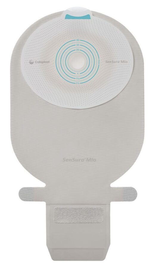 Coloplast Sensura Mio 1-delig Ileozak Met Kijkvenster 10-45mm Midi Grijs 10411 - 30 stuks