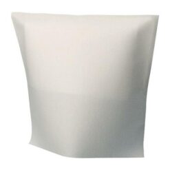 PURE Hoofdsteunzakken met PE-folie gevouwen 25x25cm (2-laags) wit - 500 stuks