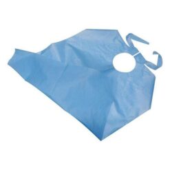 PURE Patiëntservetten cellulose met PE-folie 58x60cm rol (2-laags) blauw - 80 stuks