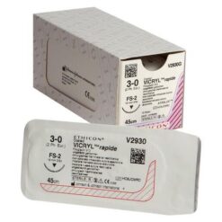 Vicryl® Rapide 3-0 (polyglactine 910) Suture cutting FS-2 19mm - 12 x 45 cm
