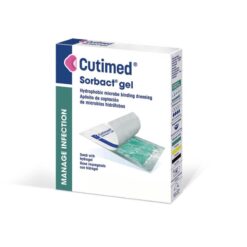 Cutimed Sorbact gel hydrogel kompres 7,5 x 15 cm