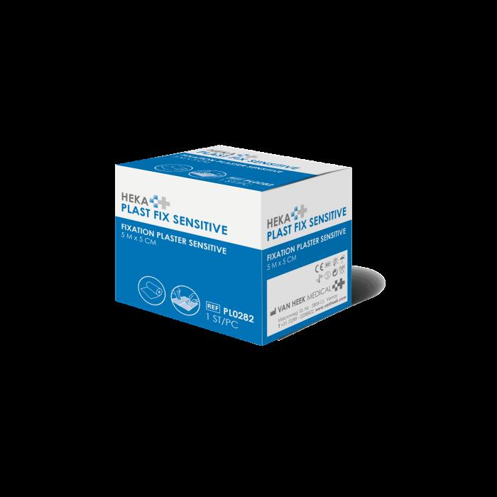 Heka plast fix sensitive pleister 5mx5cm niet-steriel - Afbeelding 2