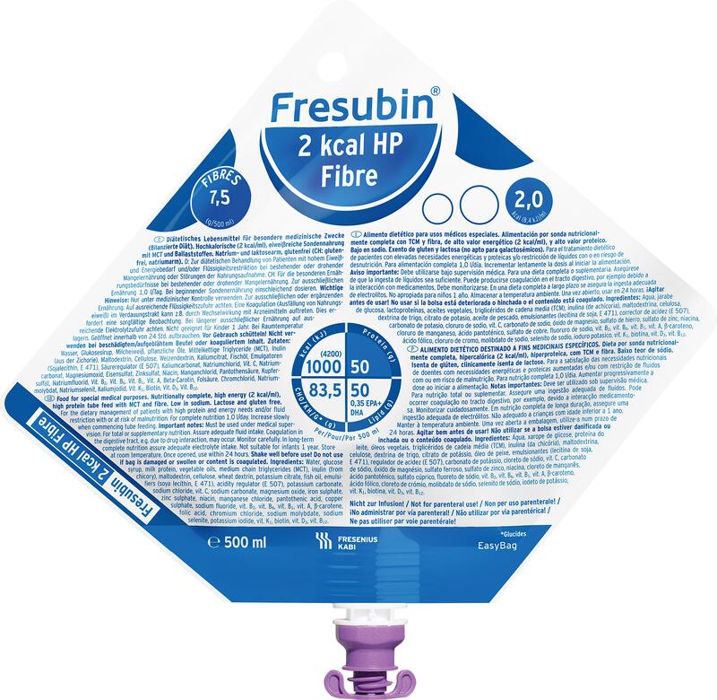Fresubin 2 Kcal HP Fibre 500 ml EasyBag