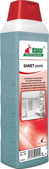 SANET pools zwembad- en sanitairreiniger 1L