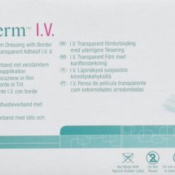 3M Tegaderm I.V. transparante infuuspleister 5x5,7cm steriel
